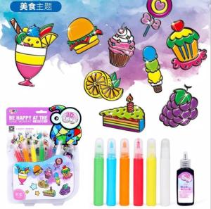 Colorful Crystal Window Sticker 3D Instant Sticky Art Pigment Baking Free Window Decoration DIY For Children Indoor Game