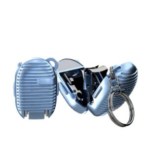 VCH Stainless Steel Nail Clipper Keychain Suitcase Shape Mini Car Keyring Fashion Key Decoration Fingernail Clipper Trim Nails