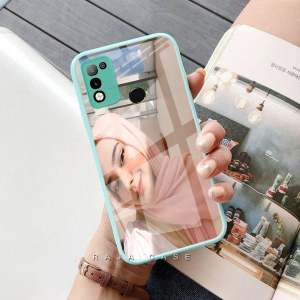 [Custom Softcase Kaca Lilac/Green Foto Bebas] For INFINIX HOT 12i 12 PLAY 11 11S 11 PLAY 10 HOT 10S HOT 10 PLAY HOT 9 PLAY SMART 4 5 6 - Casing Hp-Pelindung hp - Case Handphone