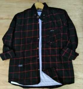 baju kemeja cowok flanel pria lengan panjang