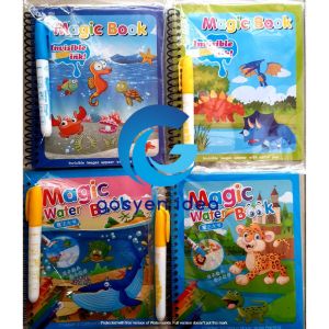 Magic Water Book Pulpen Tinta Air Buku Gambar Air Ajaib Anak Buku Warna Anak