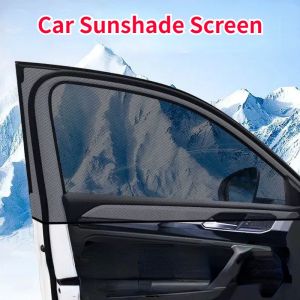 Car Sunshade Mosquito-Proof Heat-insulating Front Sunshade Cover Window Glass Sunscreen Screen Universal Privacy Sunshade