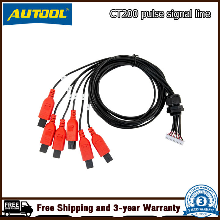 AUTOOL CT400 / CT200 / CT160 / CT150 สายสัญญาณพัลส์หัวฉีดรถยนต์ทำความ ...