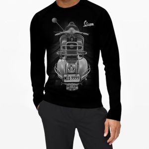 VESPA PLAT | Kaos Lengan Panjang Pria & Wanita | Distro | Sablon | Murah | Produk Lokal | CIAO.ID