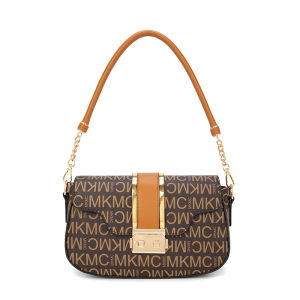 MKMC Shoulder Bag Wanita Tas Bahu Wanita Kulit Tas Fashion Wanita Multifungsi Tas Aesthetic Wanita Motif Medium Terbaru Tas Korean Style Kekinian COD