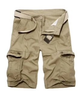 Men‘s New Cargo Shorts Summer Men Green Cotton Shorts Men Loose Multi-pocket Shorts Homme Casual Bermuda Trousers Big Size2026