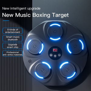 [COD]+Intelligent electronic music boxing machine wall target training response target home children play rhythm boxing target hanging wall free boxing adult decompression training boxing target Bluetooth boxing trainer electronic target
