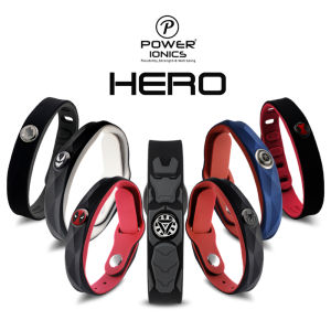 【FDA Registration】Power Ionics Super Hero Series 3000 ions Sports Titanium Fashion Waterproof Bracelet Wristband Balance Human Body Free Lettering Power Ionics - Lazada