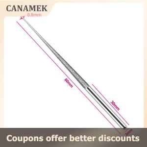【CANAMEK】 3MM Shank Grinding Head Grinding Needle Bit Burr Mini Drill For Metal Engraving Drilling Carving Tool