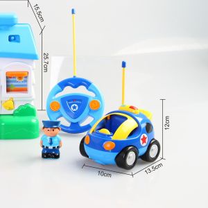 [MQLITTLESHOP] Lovely Cartoon Remote control car 1-6 years old electric toy remote control car childrens racing birthday gift cute school bus music