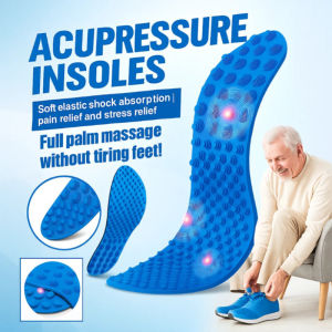 ✨Relieve Foot Pain✨Pebble Acupressure Shoe Insole/Foot Massage Pad/Reflexology Insole For Plantar Support/Stimulate Pressure Points/Orthopedic Walking Comfort /活血通络按摩鞋垫