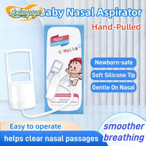 AODUOYAYA Baby Nasal Aspirator Manual Suction Snot Sucker for Newborns Relieves Stuffy Nose Easy Clean