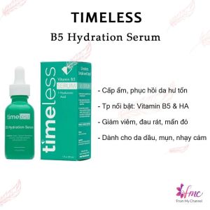 [MUA 1 TẶNG 1] Serum Timeless Skin Care Vitamin B5 phục hồi da sau hư tổn 30ml+ Tặng 1 túi chườm giảm đau bụng