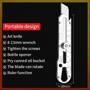10 pieces per box - alloy stainless steel multi-purpose knife blades Stainless steel metal knives