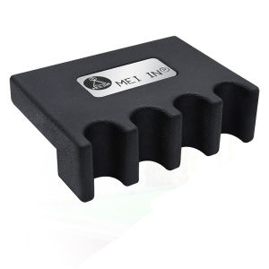 MEILIN 4 Slot Stand Stik Billiard Anti-Deformasi/ Bahan Karet Dudukan Stik Billiard