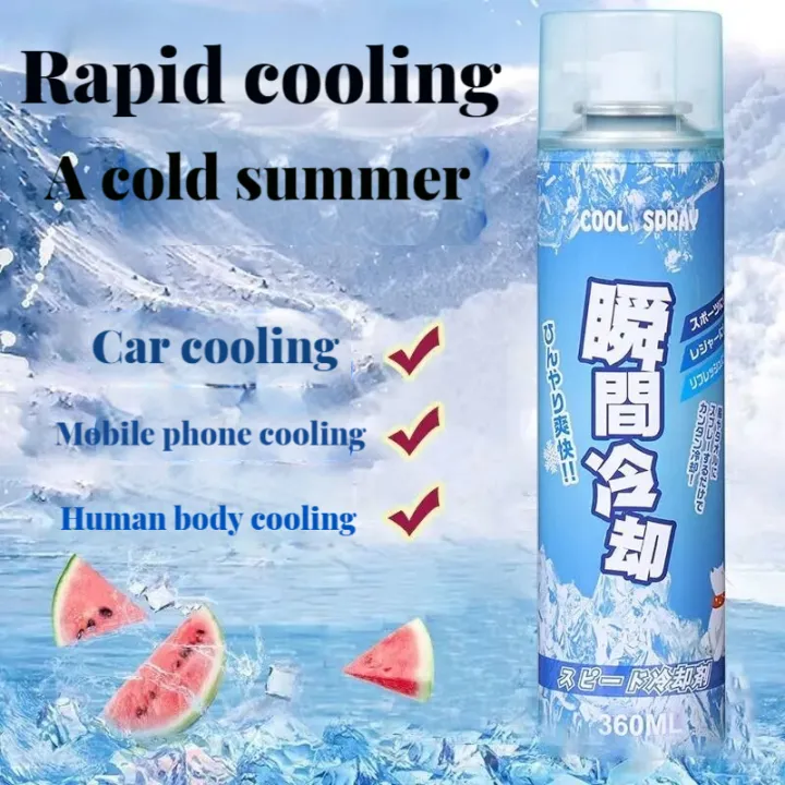 SG Ready Stock] 260ml cooling spray quick freezing spray sports cooling ...