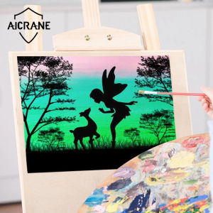 AICRANE 16 Pcs A4 Dream Silhouette Painting Template Stencil Art Templates Plastic PET Material Fast Draw Templates