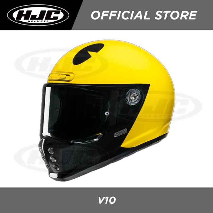 Casque intégral HJC V10 Deep Yellow jaune - Casque intégral sur La Casque intégral HJC V10 Deep Yellow jaune - Casque intégral sur La