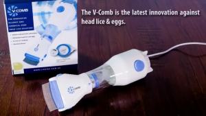 Electric V-Comb traces of head Lice and Nits Remover Vacuum