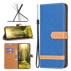 For Samsung Galaxy A10 A10S A20 A20S A30 A30S A50 A50S A70 Phone Case Magnetic Denim Leather Wallet Card Slot Couples Flip Cover Casing