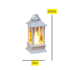 Creative Candlestick Outdoor Lighting Camping Wind Light Electronic Candle Small Lantern Atmosphere Light Christmas Ornament