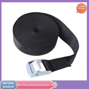 Graceful Lashing Strap With Buckle Nylon Quick Release Cargo Tie Down Luggage Bag Packing Straps Tied With Zinc Alloy Buckle Hooks