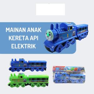 Mainan Kereta Gerbong Berjalan dengan Lampu & Musik - Toys