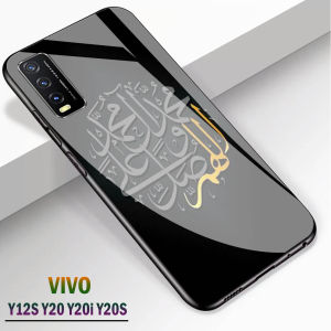 Softcase Glass Kaca Vivo Y12S Y20 Y20I Y20S - J115 - Casing Hp - Pelindung hp - Case Handphone - Pelindung Handphone