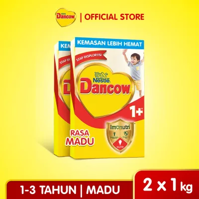 Nestlé Dancow 1+ Rasa Madu 1-3 Tahun 1kg x2
