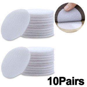 Boland 10pcs 60mm Strong Self Adhesive Fastener Nylon Hook Dots Stickers Adhesive Tape For Bed Sheet Sofa Mat Carpet Anti Slip Mat