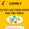 Tài khoản học Ngoại Ngữ Cambly 30 phút/ buổi - Premium 69 giá rẻ. 