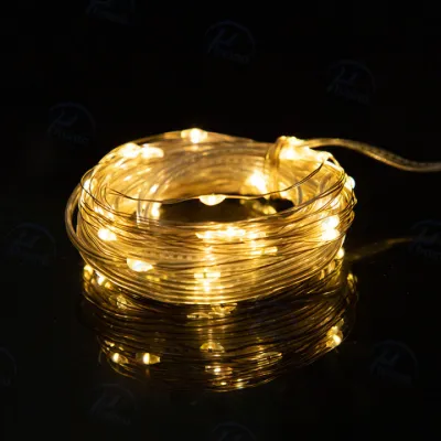 Led Fairy Lights Battery Operated Mini Battery Powered Copper Wire Starry Fairy Lights for Bedroom Christmas Parties Wedding Decoration