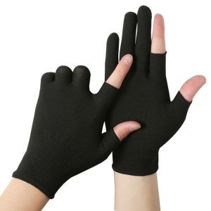 SIRENXI Thoải mái Thoáng khí Mùa hè Ngón Rắn Màu Sắc Trời Bảo Vệ Trời Bảo Vệ Trà Chọn Găng Tay Găng Tay Hiển thị Ba Ngón Tay Màn Hình cảm ứng Găng Tay Găng Tay Hiển thị Hai Ngón Tay Người đàn ông Găng Tay Nylon Găng Tay Anti-Skid Găng