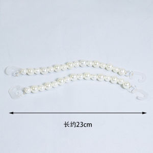 Pearl Chain Jibbitz Shoe Buckle Diy Shoe Flower Accessories Small Starfish Accessories Chain Decorative Buckle Removable Shoe Flower for Crocs