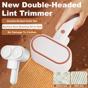 Home Hairball Trimmer Dual Head Shaving Machine Usb Rechargeable DeBaller Hair Beating Shaver