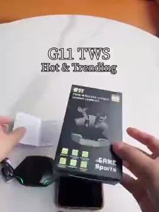 G11 Gaming Earbuds TWS Headset Bluetooth 0 Delay Earphones with Mic Low Latency Noise Cancelling