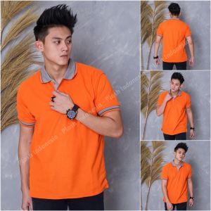 Poloshirt / Kaos Polo Pendek Jumbo 4XL - 5XL Big Size / Kaos Polo Kerah Pria dan Wanita