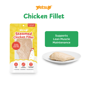 Petsup Steamed Fillet 6pcs Bundle Real Meat Treats Chicken Duck Tuna Beef Liver Food Topper Ready To Eat High Protein Moisture-rich Vacuum-sealed No Preservatives Reward Pet Treats for Dogs & Cats
