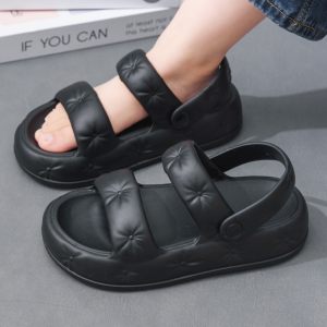 Sandal wanita jelly karet korea slop murah Sendal wanita dewasa model terbaru 2023 Sandal Jeli rumah empuk anti slip EVA