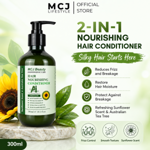 MCJ Beauty Nourishing Hair Conditioner with Sunflower Scent for Smooth Shiny Hair 300ml