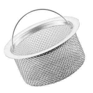 Penapis Sinki Keluli Tahan Karat Penapis Longkang Sinki Dapur Pengumpul Rambut Longkang Bilik Mandi Dengan Pull Rod Fine Mesh Sink Filter Skrin Penapis Paip Air Untuk Rambut Bilik Mandi trendy