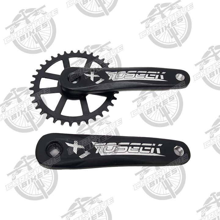 TOSEEK X-1 CRANK FOR MOUNTAIN BIKE High-Strength Aluminum Alloy