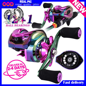 [COD] Baitcasting Reel 12+1 BB 7.2: 1 Reel Casting  Aluminum Spool Mesin Pancing Murah High Quality Reel bc