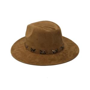 Homburg Cowboy Hats with Unique Stitches Fedoras Hat Top Hat Classical Porkpie Hat for Boy Men Hat Theme Party