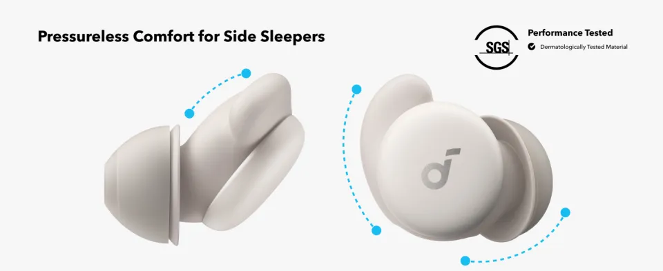 Soundcore Sleep A20 by Anker Sleep Earbuds Noise Blocking Sleep