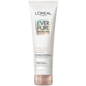 LOreal Paris EverPure Sulfate Free Simply Clean Hair Conditioner Hydrating Hair Care with Rosemary Essential Oils 8.5 Fl Oz