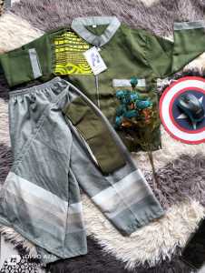 setelan koko sarkoci anak laki laki /Busana muslim anak laki laki sarkoci/koko anak 1th-12th sarkoci lengan panjang bahan katun toyobo