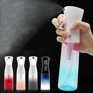 2021 New Gradient Color 300ML Super Fine Mist Continuous High Pressure Empty Spray Bottle Gardening Watering