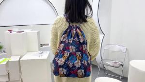 Drawstring Backpack Womens Nylon Bundle Pocket Large Capacity Mummy Lightweight for Going out Travel Sports Backpack