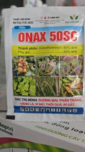 Thuốc Trừ Nấm Bệnh ONAX 50SC Dimerthomorph GÓI 20 ML : héo xanh xỉu lá gỉ xắt xì mủ Sương Mai Thối Rễ